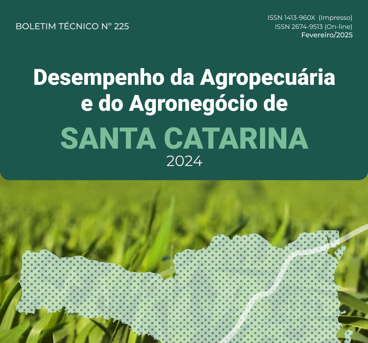 Desempenho da agropecuária e do agronegócio de Santa Catarina – 2024