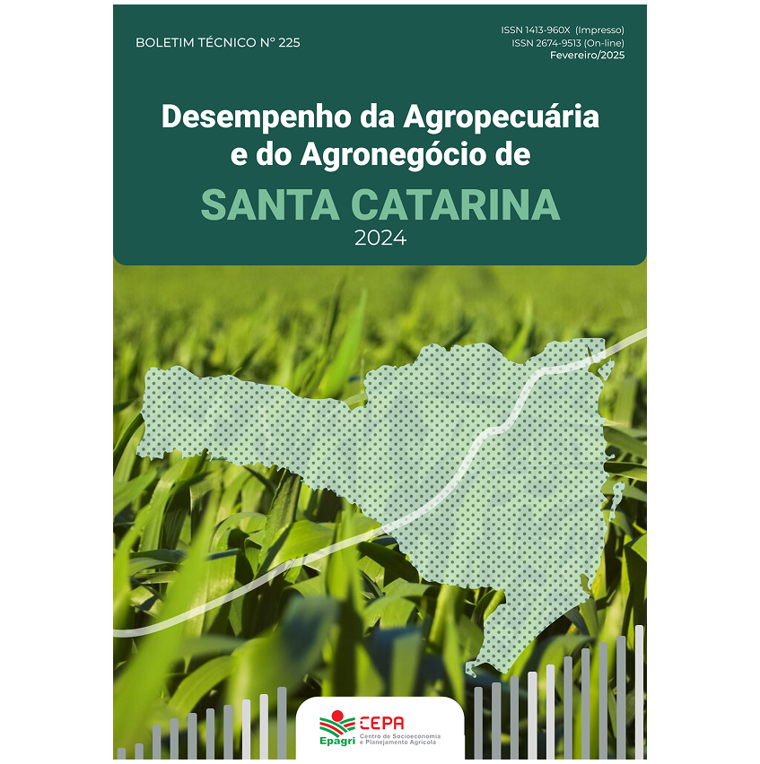 Desempenho da agropecuária e do agronegócio de Santa Catarina – 2024